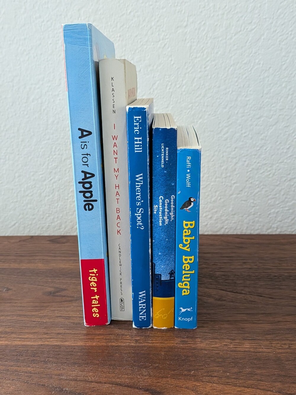 Lot of 5 Assorted Baby Toddler Board Books Where's Spot, ABC Flap, Baby Beluga